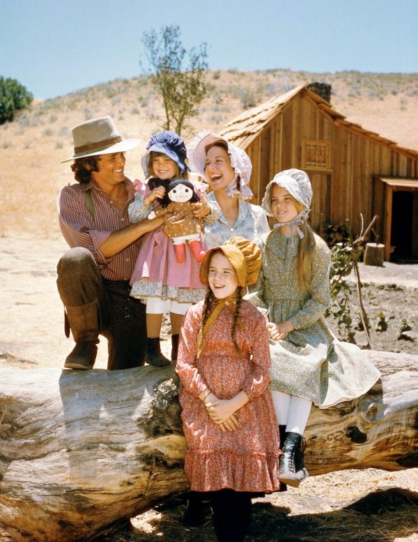 Ingalls family - stars of the hit Little House on the Prairie TV Show
