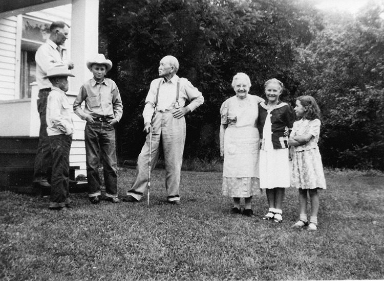 Laura Ingalls Wilder With Group