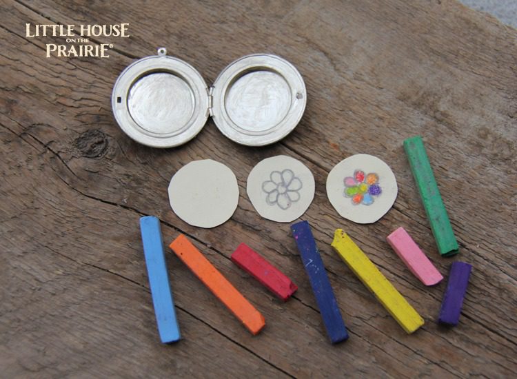 Little House on the Prairie Treasure Box Locket Activity