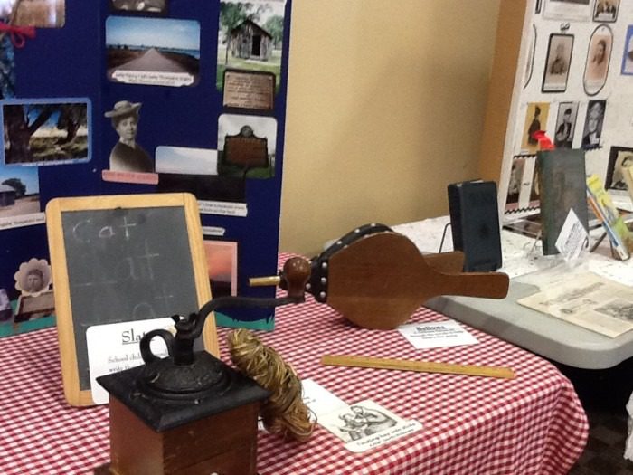 Coffee grinder and chalkboard slate replica