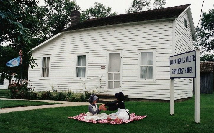 Surveyors House, the first home of the Ingalls family in Dakota Territory.