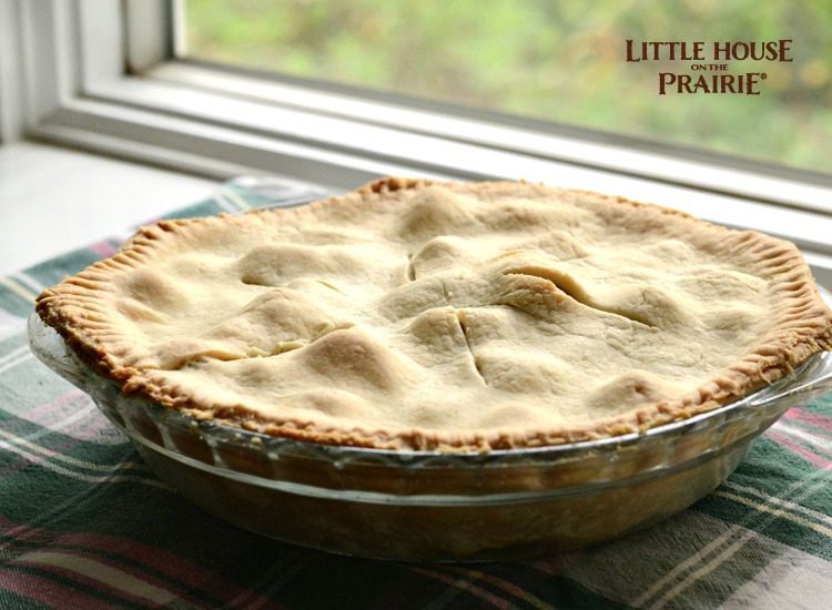 Laura Ingalls Wilder inspired Rhubarb pie recipe