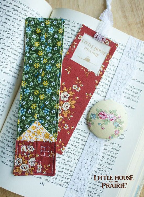 Three fabric bookmark DIYs inspired by Little House on the Prairie - which one will you choose?