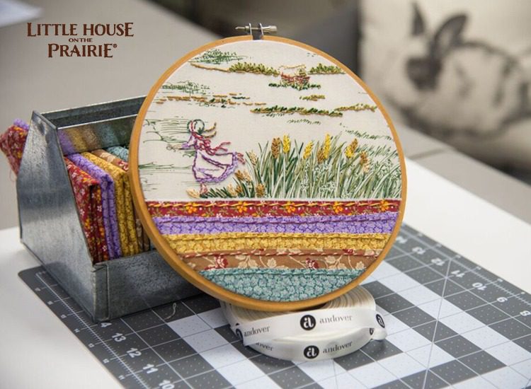 Little House in The Forest - Cross Stitch Kit with Hoop