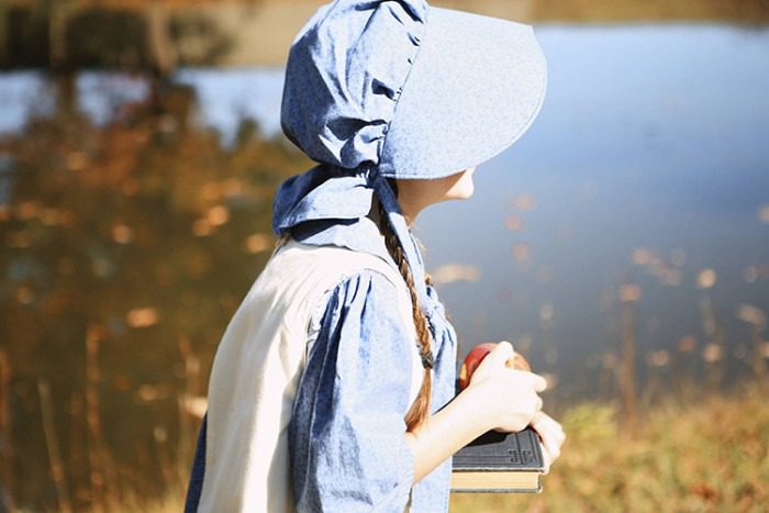 Little House on the Prairie inspired photo shoot by Danielle Pousette