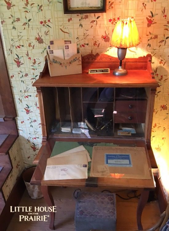 The House on Rocky Ridge Farm - Laura's writing desk COURTESY OF THE LAURA INGALLS HOME AND MUSEUM