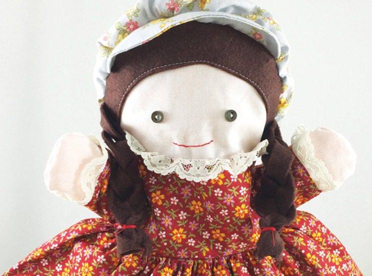 Little House on the Prairie Rag Doll Puppet DIY