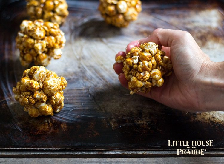 Little House on the Praire Fall Popcorn Balls