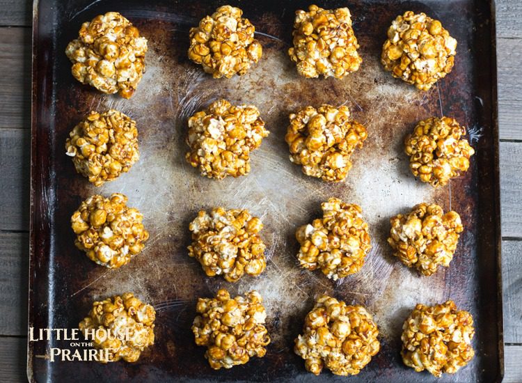 Little House on the Praire Fall Popcorn Balls