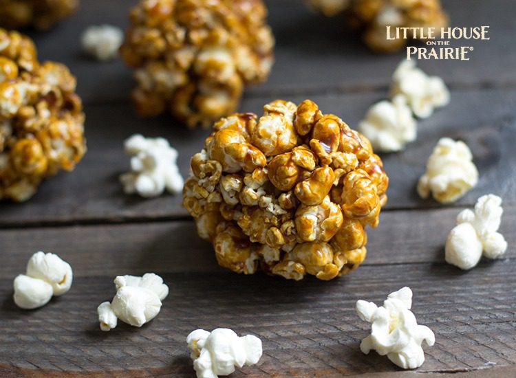 Little House on the Praire Fall Popcorn Balls