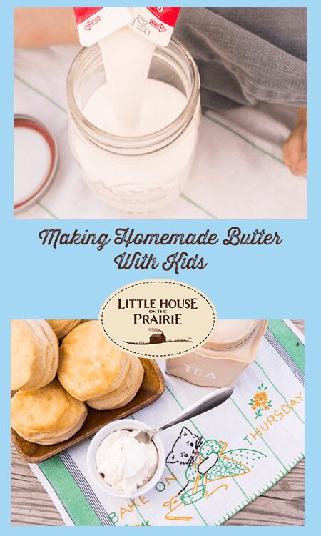 Making Homemade Butter With Kids
