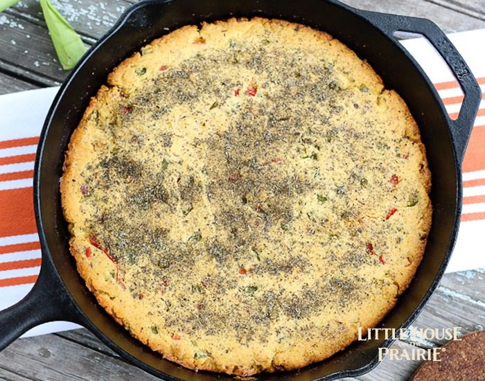 Cornbread Stuffing Inspired by Laura Ingalls Wilder