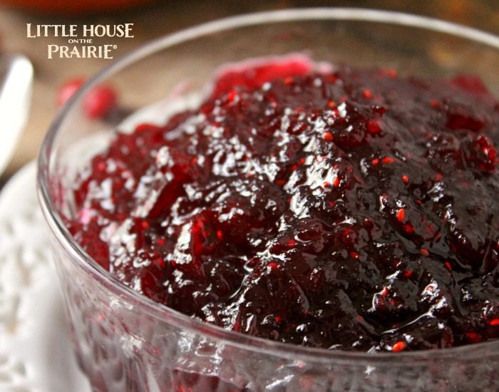 Cranberry Jelly Inspired by Little House on the Prairie