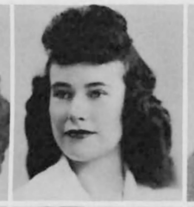 Dorlee McGregor 1944 Yearbook picture(3)