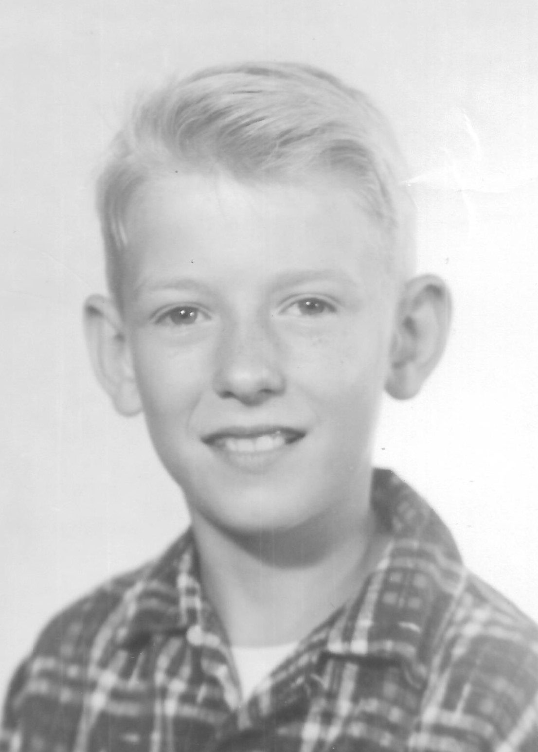 Stephen in the 4th grade. Photo courtesy of Stephen W. Hines.