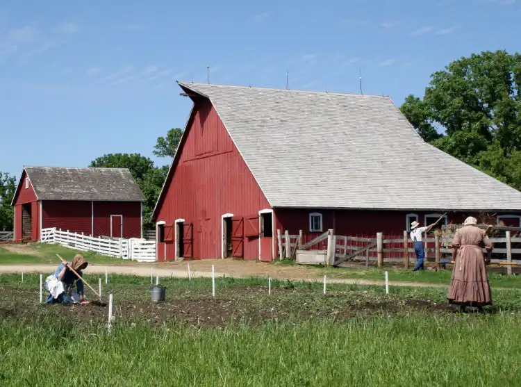 Old Wagon Barn, Historical Markers