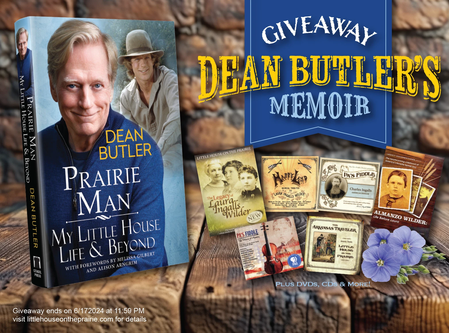 Dean Butler Inspired Little House on the Prairie 50th Anniversary Giveaway
