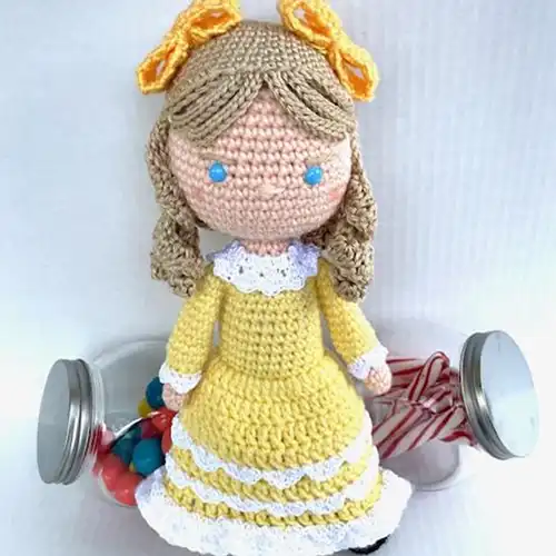 Little House on the Prairie Nellie Crochet Doll **Officially Licensed**