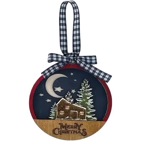 Little House Christmas Ornament