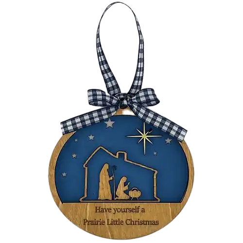 Prairie Christmas Ornament