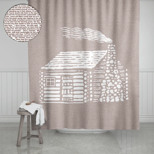 Litographs Little House on the Prairie Shower Curtain