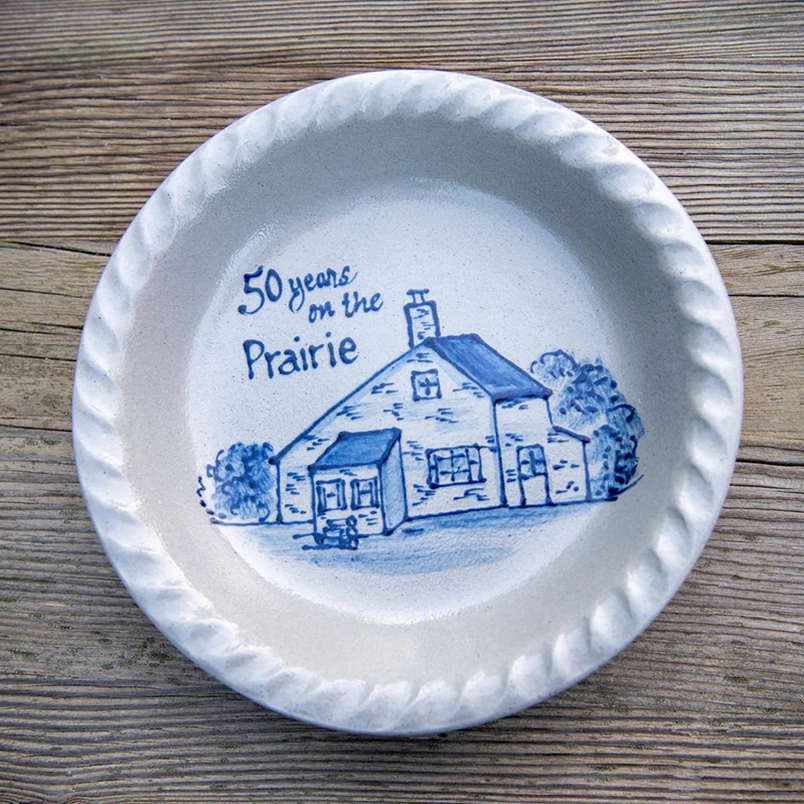 Limited-Edition '50 Years on the Prairie' Pie Plate