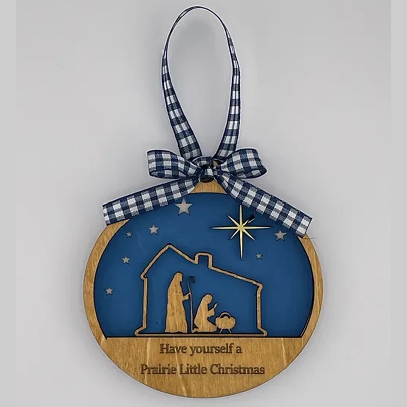 Prairie Christmas Ornament