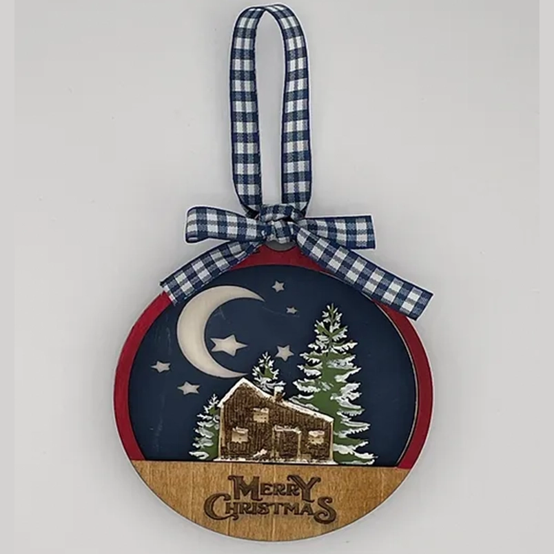 Little House Christmas Ornament